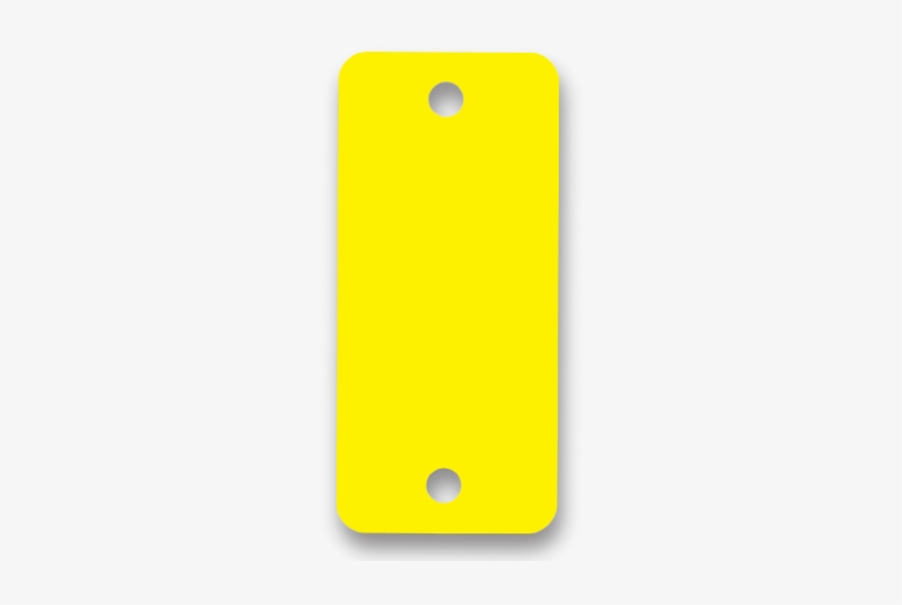 Yellow Blank Poly Tag Key Tags 250/box 250bye - Smartphone, transparent png