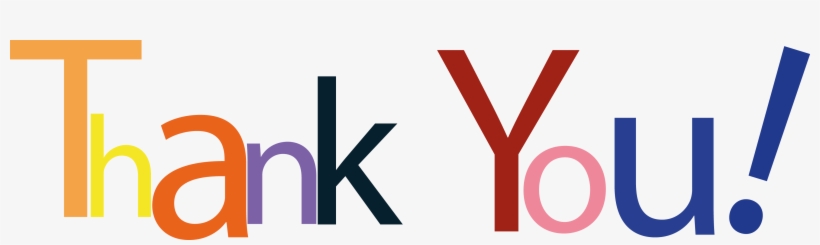 Thank You Text Clipart - Logo, transparent png