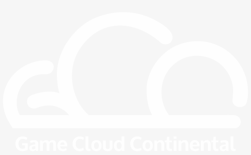Game Cloud Continental Logo White - Video Game, transparent png
