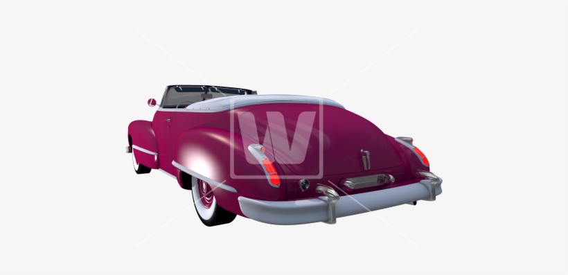 Purple Oldtimer Car Png - Car, transparent png