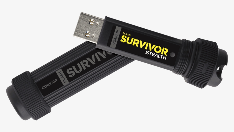 Corsair Flash Survivor Stealth Rugged And Waterproof - Corsair Flash Survivor Stealth 256gb Usb 3.0 Flash, transparent png