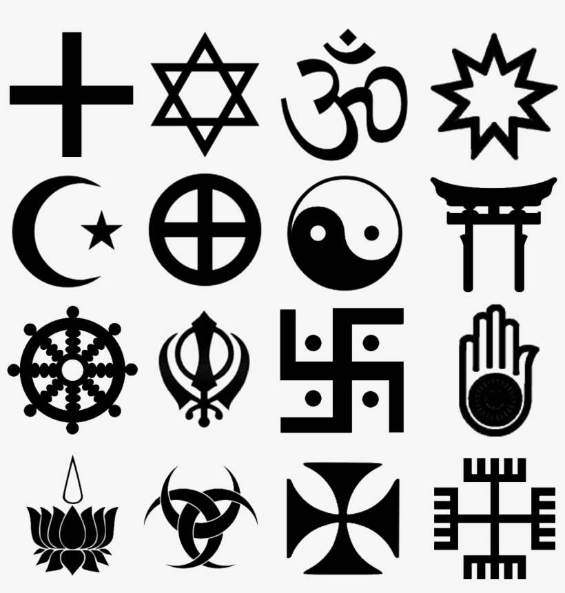 File - Religijnesymbole - Religious Symbols Png, transparent png
