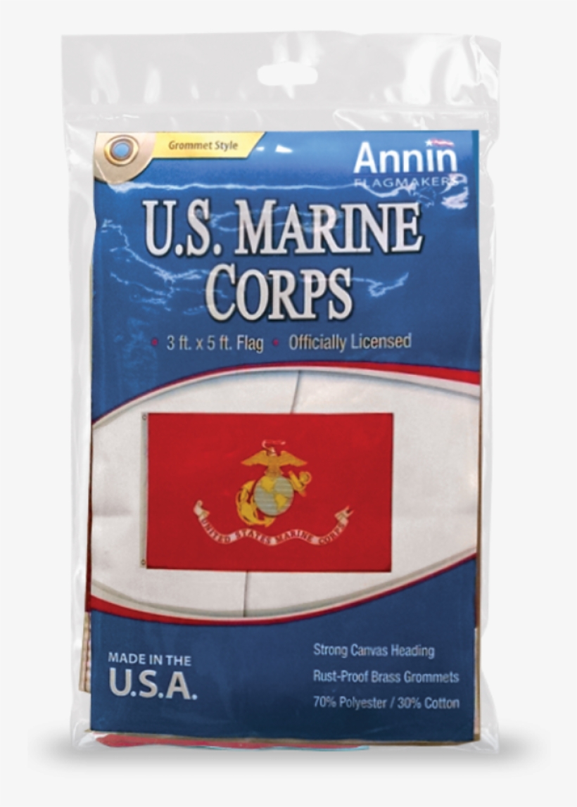 Marine Corps Military Flag 3 Ft - Annin Flagmakers 3418 Poly-cotton Usmc Flag, 3 X 5, transparent png