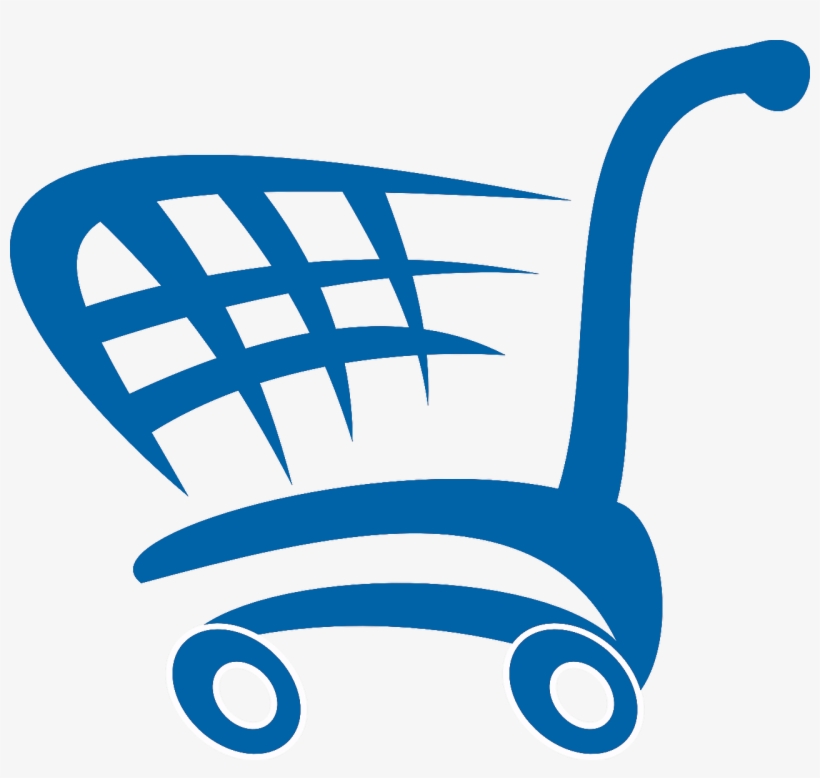 Cart - Shopping Cart Shower Curtain, transparent png