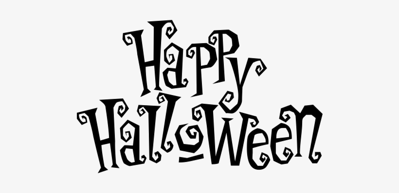 Happy Halloween Transparent Images - Happy Halloween Word Art, transparent png