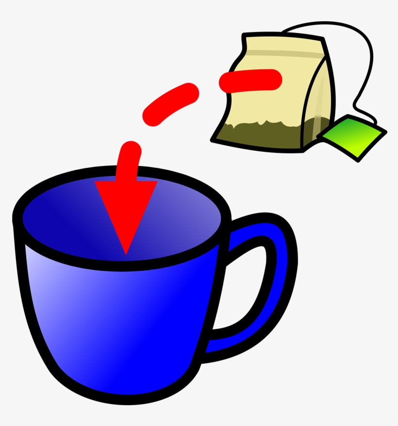 Symbol Drinks Tea - Put Tea Bag In Cup, transparent png