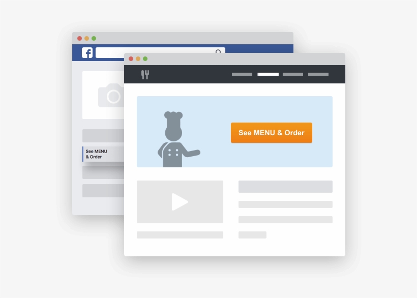 Online Ordering Software For Your Website And Facebook - Restaurant, transparent png