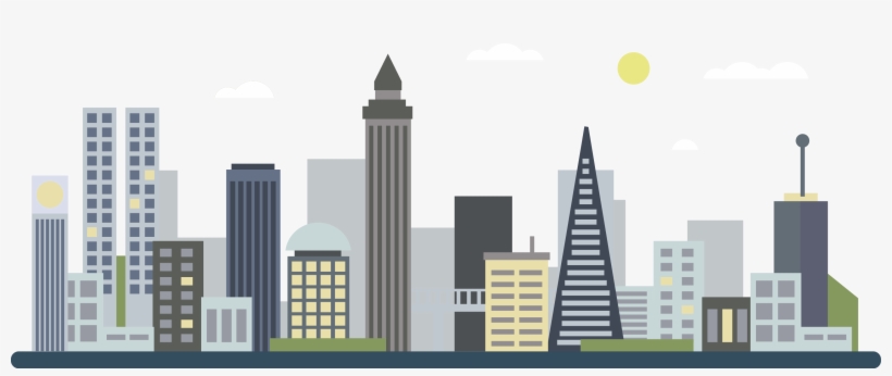 Euclidean Vector Night Architecture - 精通商用英語閱讀文法, transparent png