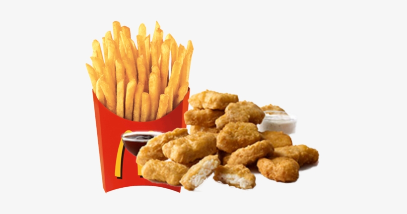 Mcnuggets & Medium Fries - Quarter Pounder With Fries, transparent png