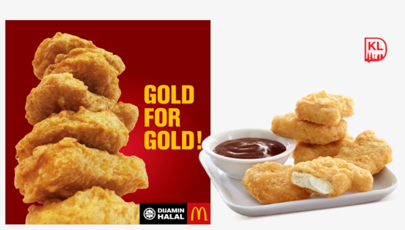 Mcnuggets 哦！ 完全免费送给你，就在明天11am，直至 - Crispy Fried Chicken, transparent png