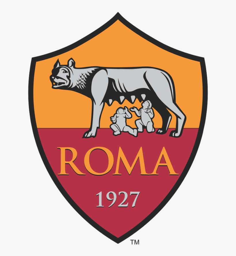 Roma Png Free Download - Dream League Soccer Logo Roma, transparent png