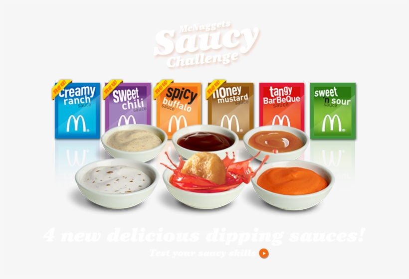 Chicken Mcnuggets & Sweet 'n Sour Sauce - Mcdonalds New Sauces, transparent png