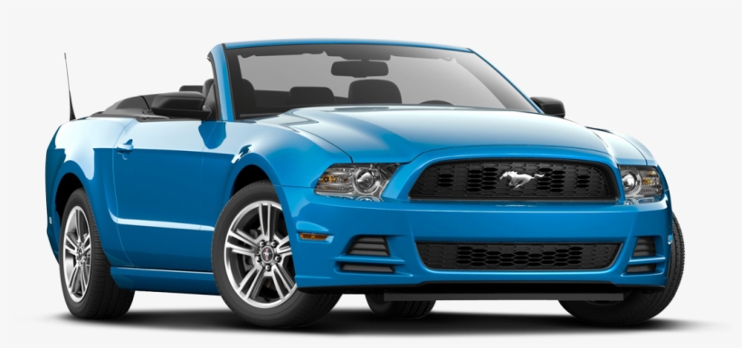Ford Mustang Cabrio 2d Blau Offen 2013 - Mustang Alamo, transparent png