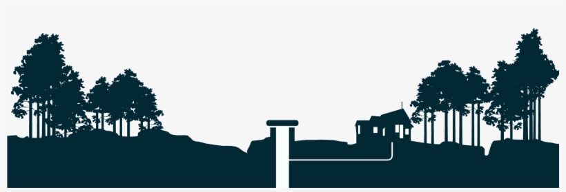 Forest Horizon Banners, transparent png