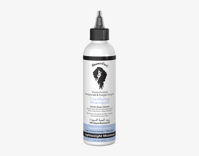 Bounce Curl Enzyme Gentle Clarifying Shampoo - Bounce Curl Strength N Silk Coconut Heat Protection, transparent png