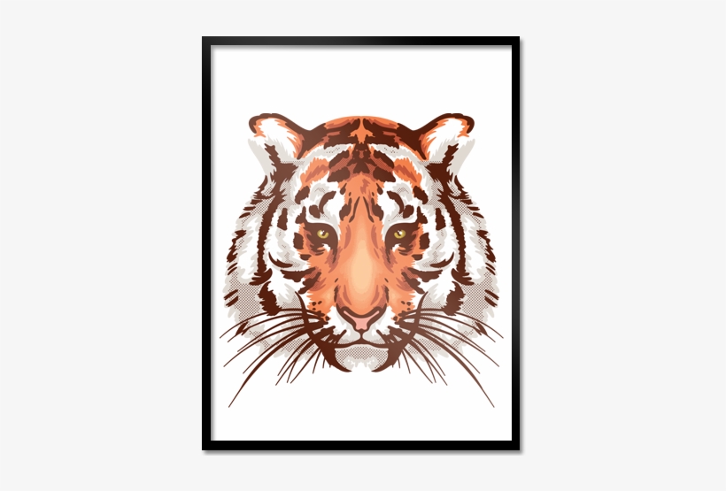 Tiger Print By Musketon - Siberian Tiger, transparent png