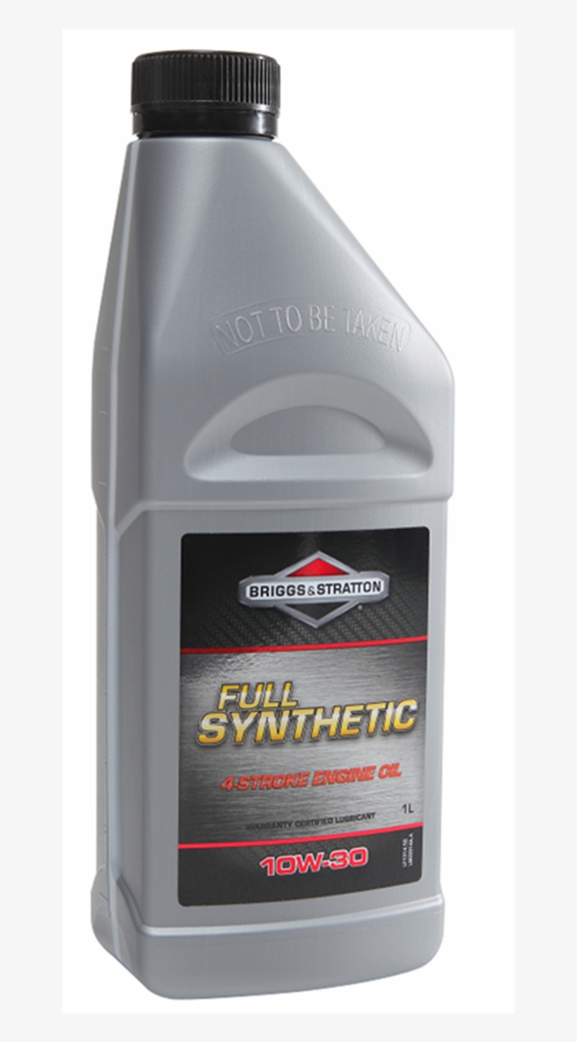 Briggs & Stratton 1l 10w 30 Full Synthetic 4 Stroke - Motor Oil, transparent png