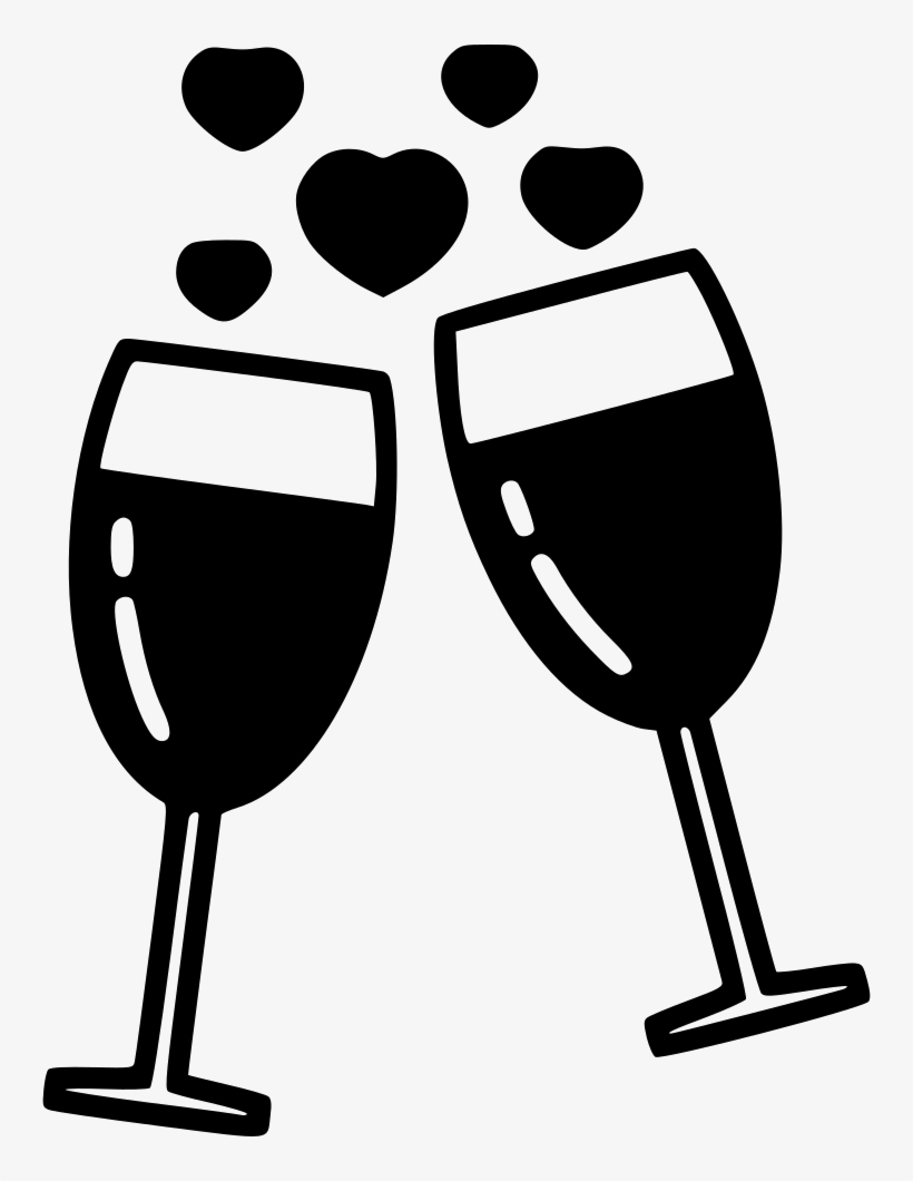 Champagne Comments - Clip Art Wine Glass, transparent png