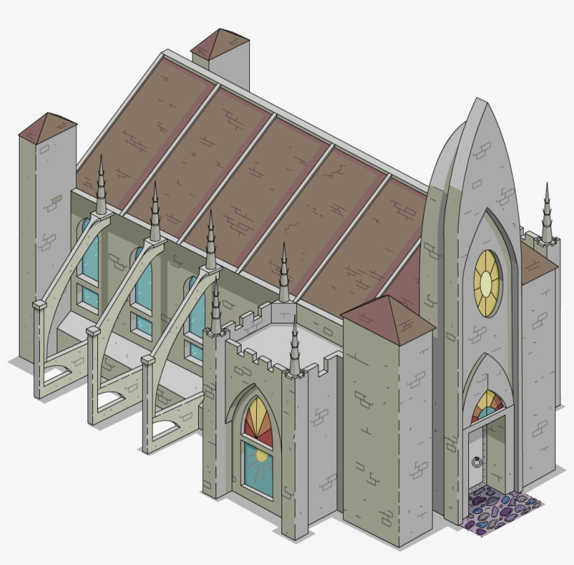 Medieval Cathedral Menu - Simpsons Tapped Out Cathedral, transparent png