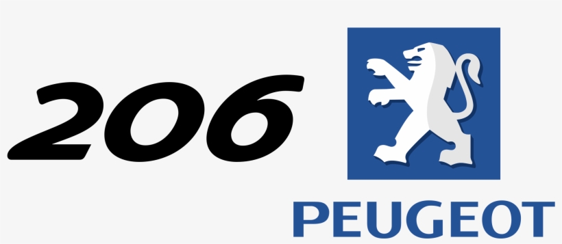 Peugeot 206 Logo Png Transparent - Peugeot 206 Logo Vector, transparent png
