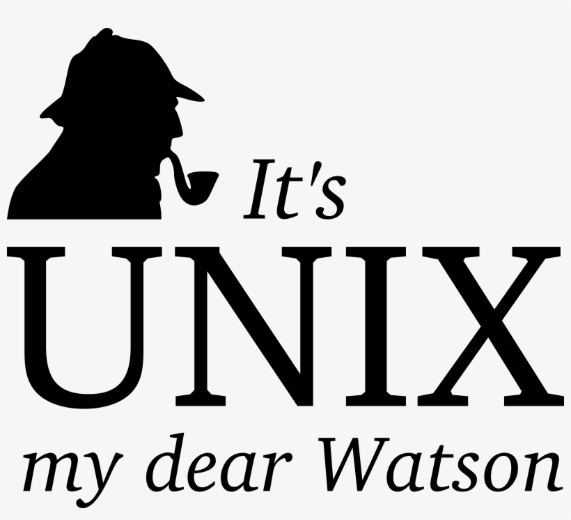 This Free Icons Png Design Of It's Unix My Dear Watson, transparent png