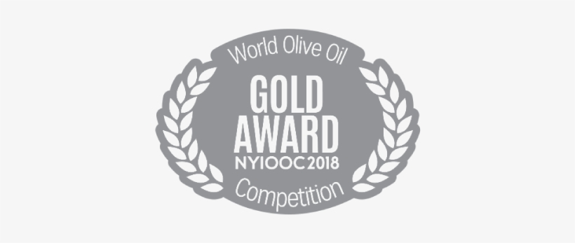 Gold Award Nyiooc2018 Gray - 2018 New York Olive Oil Competition, transparent png