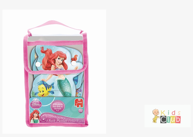 Disney The Little Mermaid 4 Pack Shaped Foam Bath Puzzles, transparent png