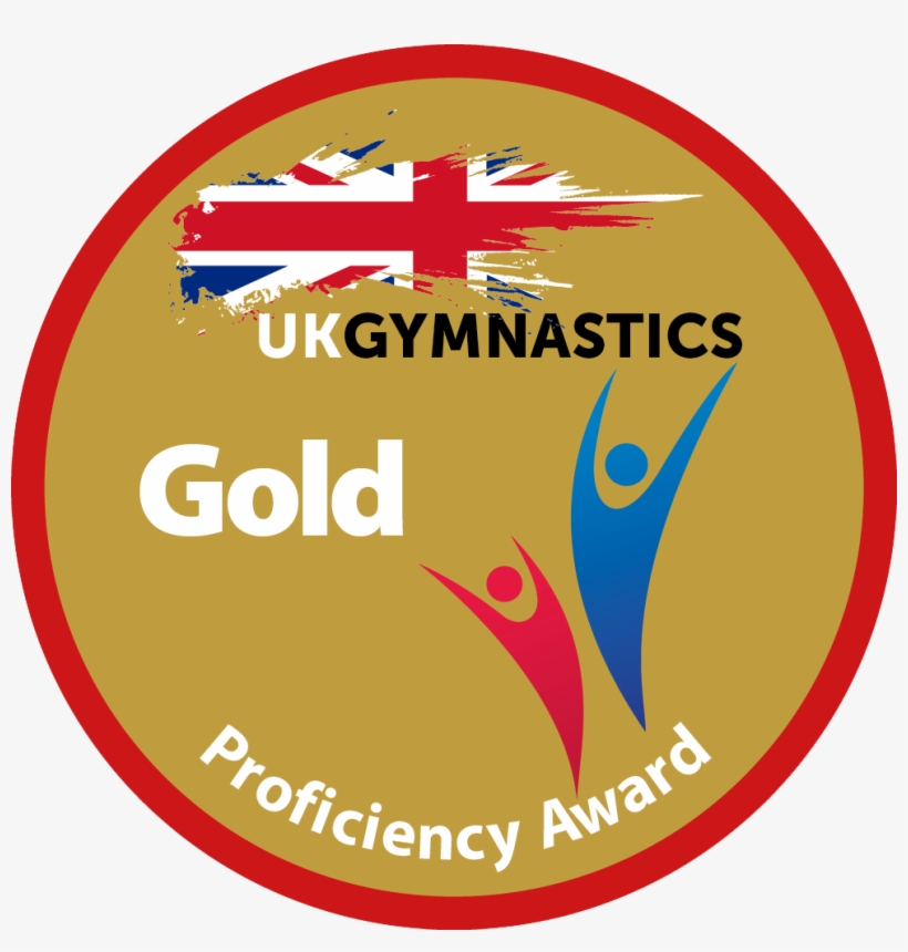 Uk Gymnastics Proficiency Gold Award Gymnastics Badges 6 990x990 PNG Download PNGkit