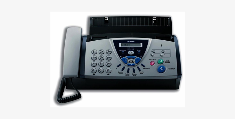 Brother Fax Machine - Brother Fax T104 T, transparent png