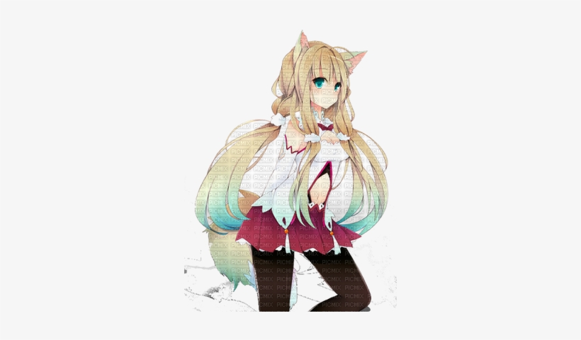 Kitsune Girl - Anime Girl Half Wolf, transparent png
