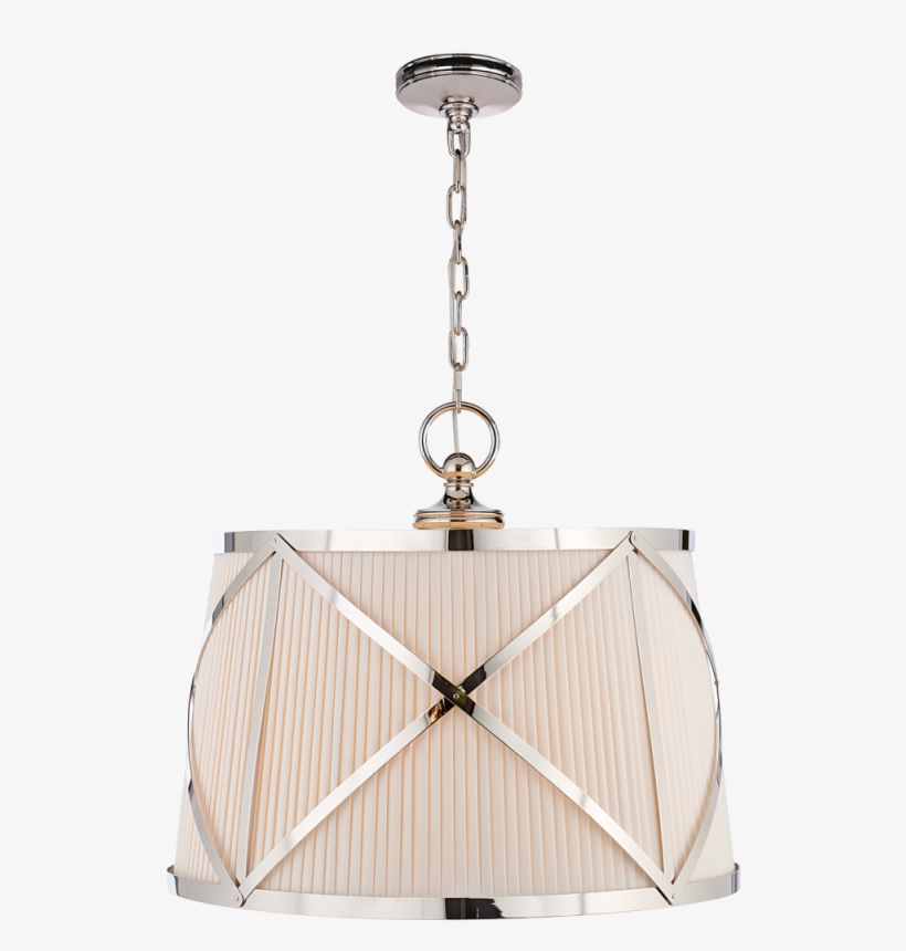 Grosvenor Large Single Hanging Shade In Polished - Visual Comfort Chc1483pn-l E. F. Chapman Grosvenor, transparent png