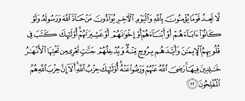 You Will Not Find A People Who Believe In Allah And - Ayat, transparent png
