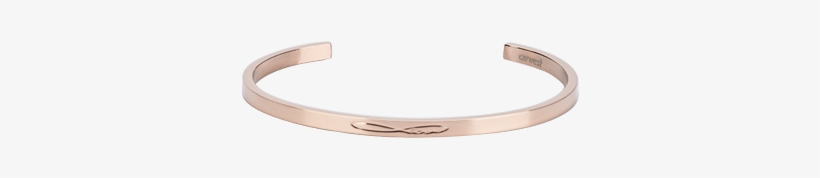 "infinity Love" Mantra Cuff - Key Moments Bangle With Engraving - Stainless Steel, transparent png