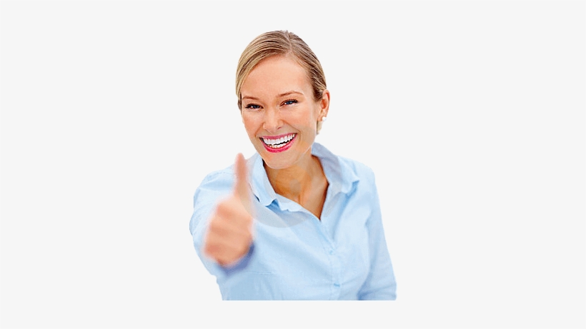 Warranty - Business Woman Thumb Up Png, transparent png