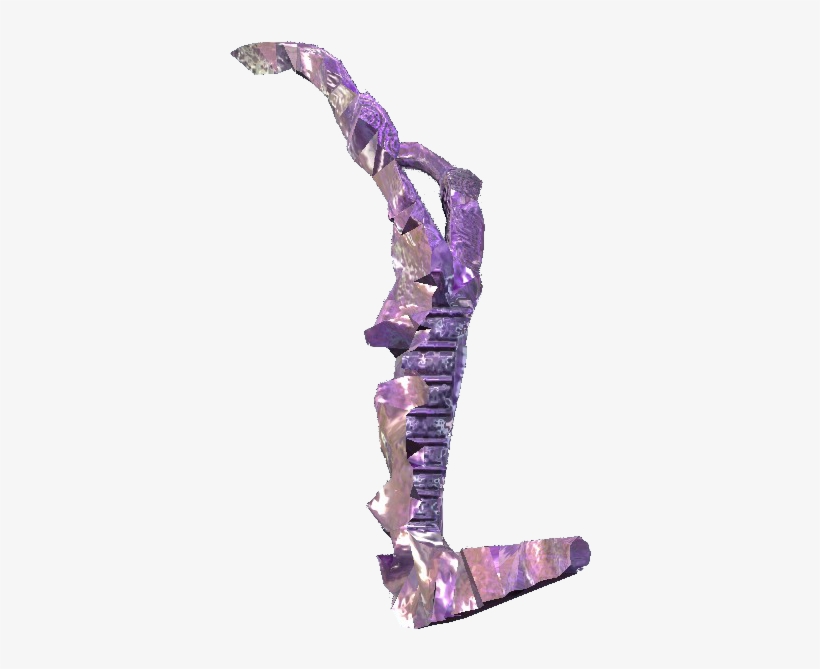 Amethyst Claw, Right Half - Skyrim Amethyst Claw, transparent png
