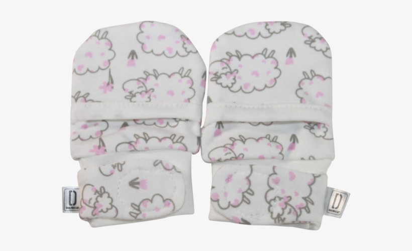 Newborn Anti Scratch Soft Stay On Mittens For Babies - Elephant, transparent png