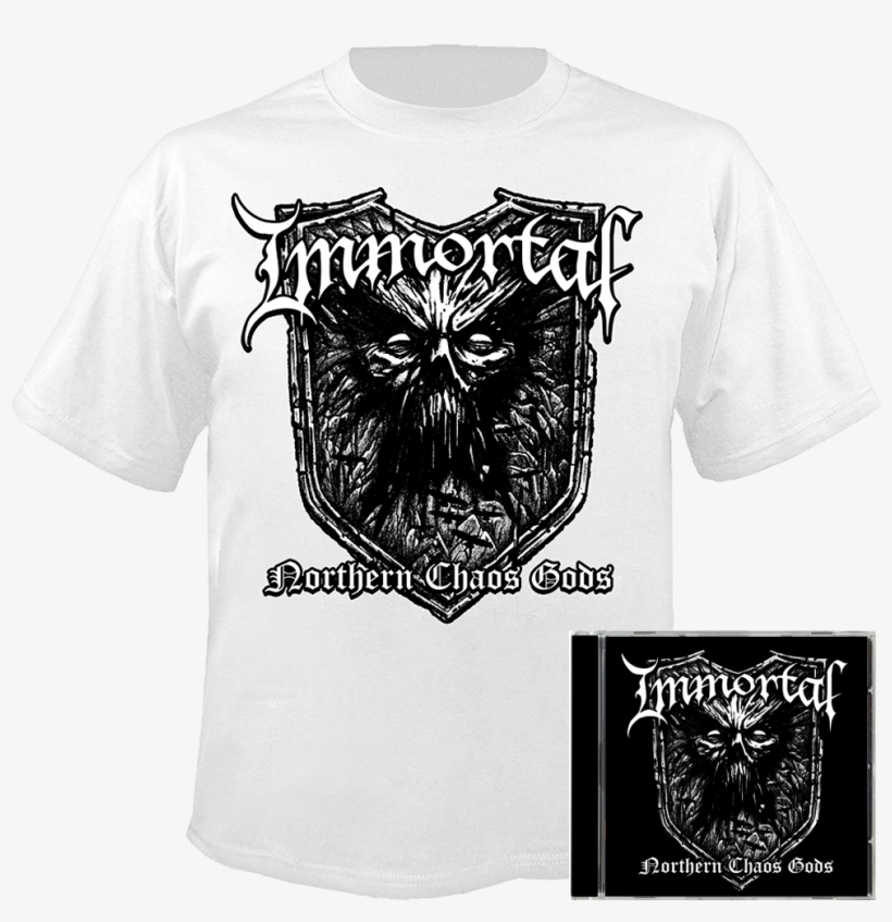 Northern Chaos Gods Cd Med T-shirt Bundle - Immortal Northern Chaos Gods Shirt, transparent png