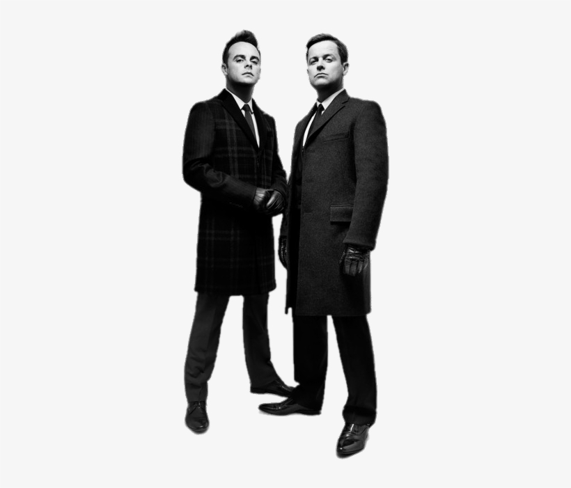 Ant & Dec Black And White - Ant And Dec Serious, transparent png