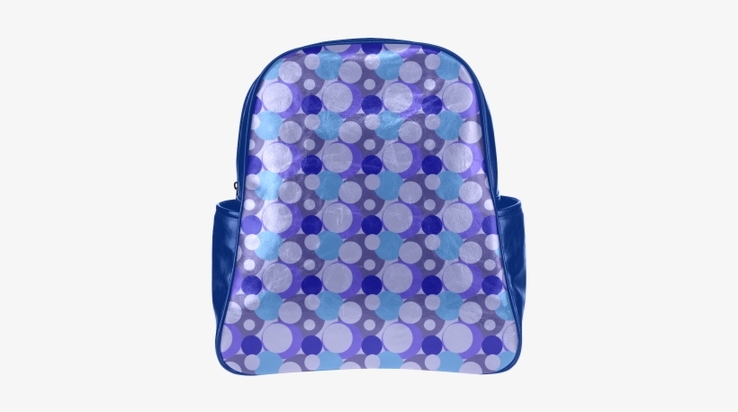 Blue Bubble Pop Multi-pockets Backpack - Backpack, transparent png