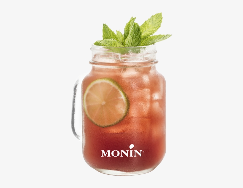Rhubarb Jam Jar Mocktail Monin - Monin, transparent png