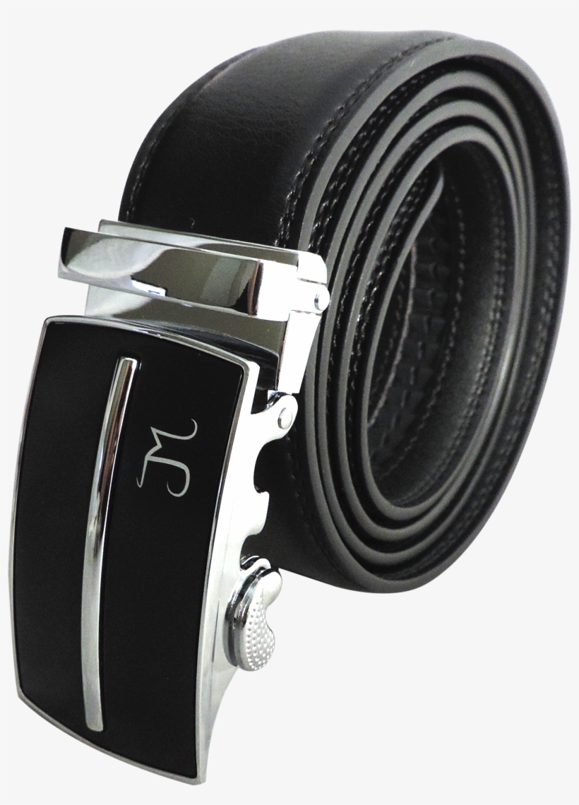 Leather Belt With Sliding Buckle Style - Belt, transparent png