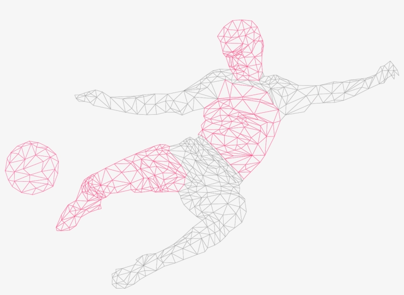 Striking The Ball - Sketch, transparent png