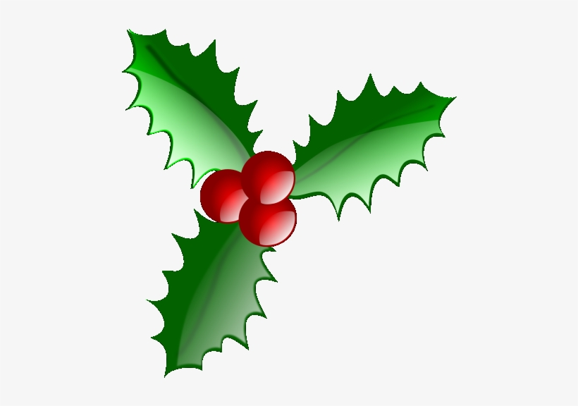 Holly - Christmas Logo Transparent, transparent png