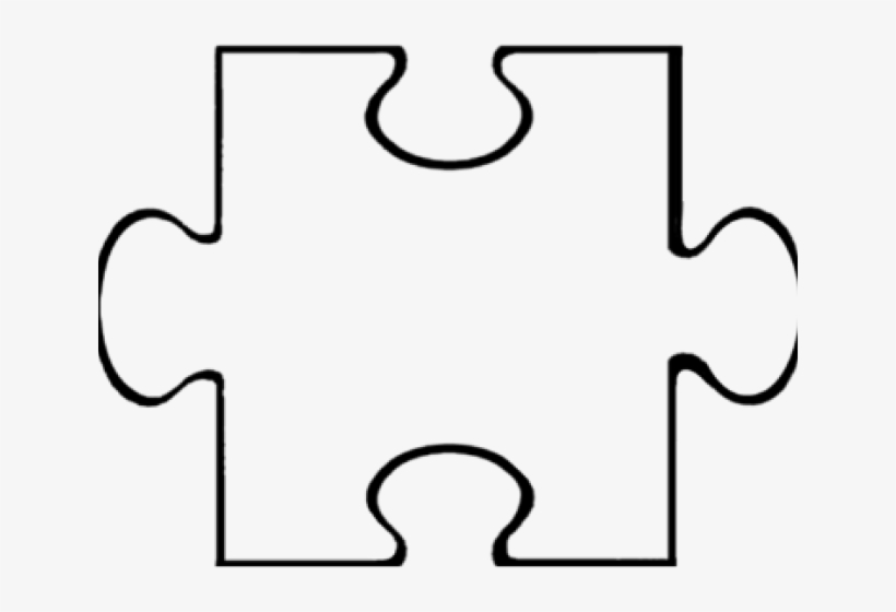 Black And White Puzzle Piece 640x480 PNG Download PNGkit