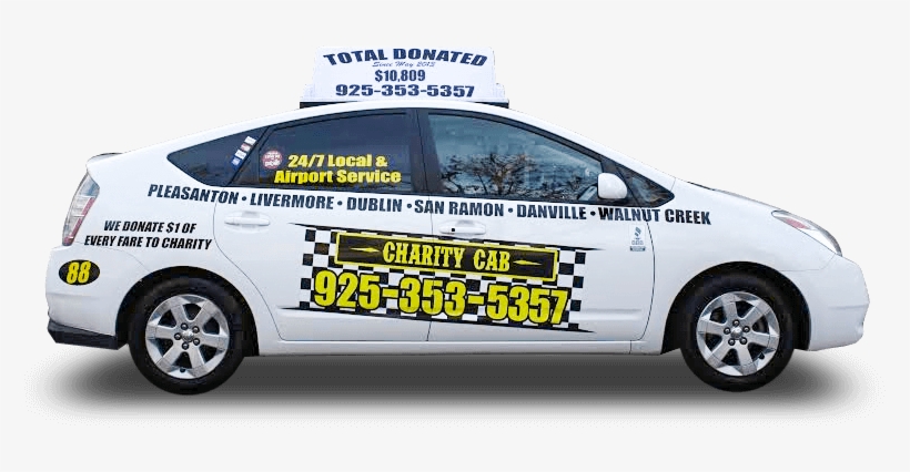 Charity Cab Uses A New Prius For Pleasanton Taxi Services - Toyota Prius, transparent png