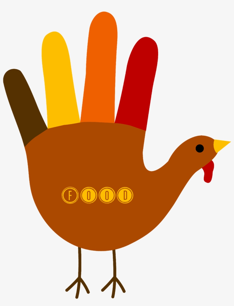 While I'm Waiting - Turkey Made Out Of A Hand, transparent png