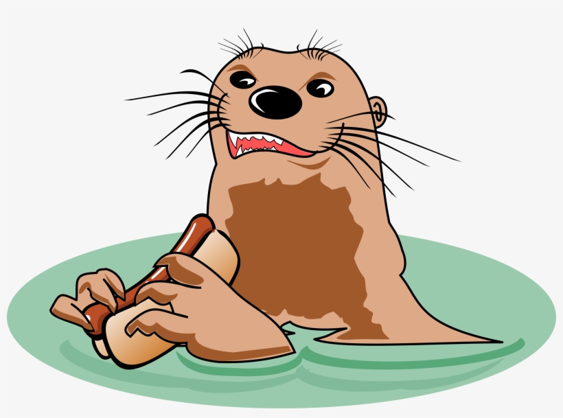 Big Image - Otter Hot Dog, transparent png