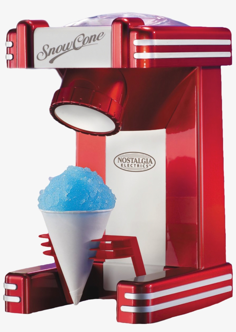 Snowcone-maker - Nostalgia Rsm702 Single Snow Cone Maker, transparent png
