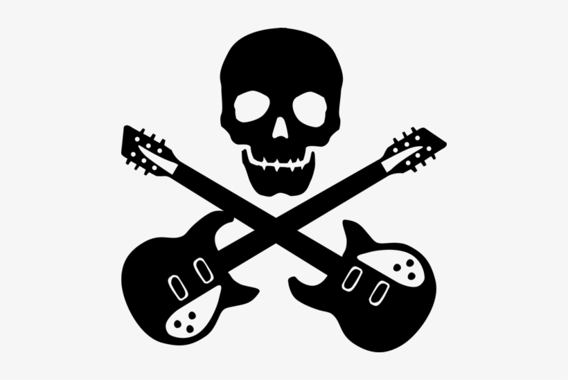 And Design Ideas Hicustom Net On We - Skull And Crossed Guitars, transparent png