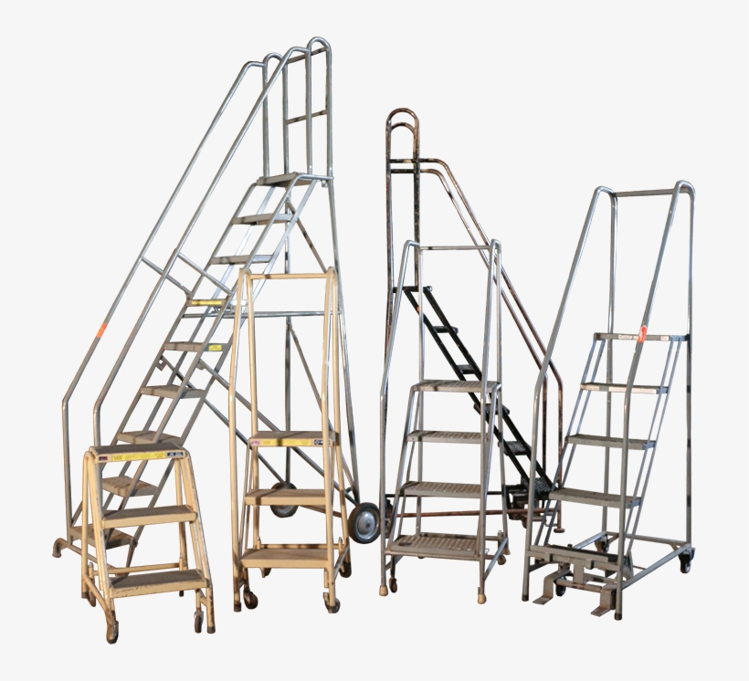 Used Rolling Ladders - Ladders, transparent png